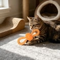 thumbnail image 6 of Mesh Cat Chew Bow Toy with Built-in Bell, 3.9x1.5 Inch Interactive Chew Ring Toy for Cats, Dental Health Catnip Free Toy for Kittens Anxiety Relief, 6 of 6