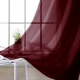 thumbnail image 4 of Dainty Home Malibu Textured Semi-Sheer Linen Look Grommet Top Curtain Set Of 4, 54" x 84" each (Covers Two Windows), 4 of 10
