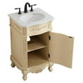 thumbnail image 3 of Elegant Decor VF10121LT 21 in. Single Bathroom Vanity in Light Antique Beige - 21 x 36 x 19 in., 3 of 6