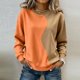 thumbnail image 1 of TaTaai Long Sleeve Printed Sweatshirt Women, Oversized Loose Fit Pullover, Round Neck Casual Top, Lightweight Soft Hoodless Fashion Wear Gift, 1 of 5