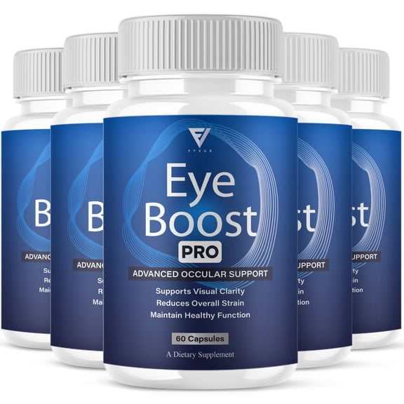 (5 Pack) Eye Boost Pro Maximum Strength, EyeBoost Supplement (300 Capsules)