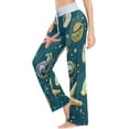 thumbnail image 3 of FREEAMG Women Pajama Pants Lounge Pants Long Stretch Comfy Sleepwear Sea Shell, 3 of 7
