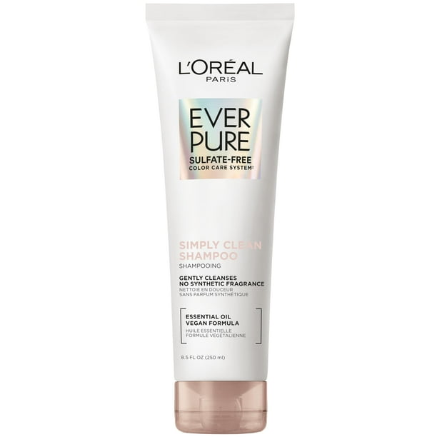 Champú L'Oreal Paris EverPure Simply Clean, 250 ml, sin sulfatos