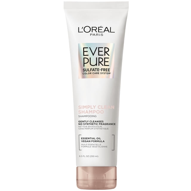 Champú L'Oreal Paris EverPure Simply Clean, 250 ml, sin sulfatos