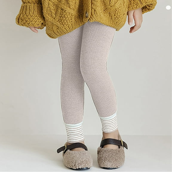 XinLfly Girls' Tights Winter Elastic Warm Pantyhose Children's Bottom Socks And Pant (1-15 Years Old)