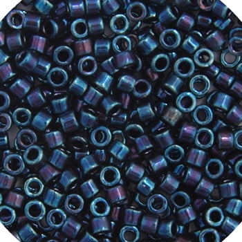 Miyuki Delica 11/0 RD - Violet AB Métallique - 5.2GVIAL de Perles de Verre Japonaises