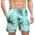 thumbnail image 2 of Biwisy Mens Swim Trunks Quick Dry Swim Shorts with Mesh Lining Funny Beach Shorts, 2 of 5