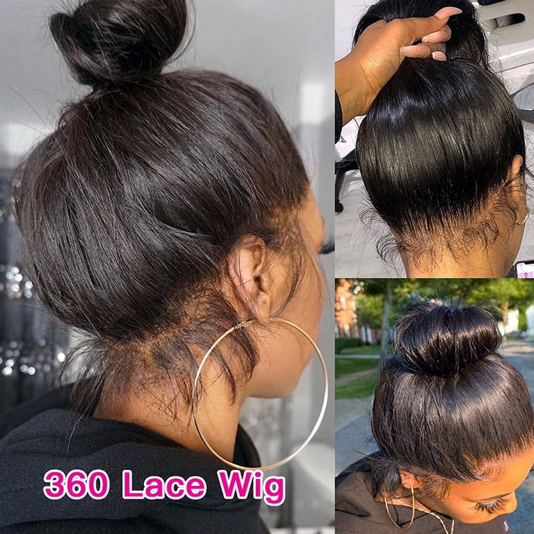360 Lace Front Human Hair Wigs Body Wave Wigs HD Lace Front  display picture 3
