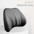 thumbnail image 5 of Zcargel Ergonomic Memory Foam Lumbar Support Pillow for Car Seat & Office Chair, 3D Contoured Back Support Cushion for Back Pain Relief, Breathable Washable Cover, Obsidian Black, 5 of 5