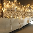 thumbnail image 4 of Luces de red MIYA LIFE con forma de guirnalda de conchas marinas, 0,5 x 1,5 m, 55 LED USB, 4 of 9