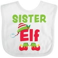 thumbnail image 3 of Inktastic Christmas Sister Elf Girls Baby Bib, 3 of 4