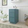 thumbnail image 2 of Vanity Art 15" W Birch Plywood Freestanding Single Base 3 Drawers Storage Cabinet, 2 of 9