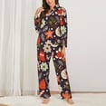thumbnail image 2 of Naloa Winter Holiday Christmas Pajamas for Women Set, Womens Pajama Sets, Lounge Sets for Women, 2pjs for Women-Small, 2 of 7