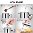 thumbnail image 2 of Stainless Steel French Press Coffee Maker 800ml Easy Clean Tea Pot with Filter, 2 of 6
