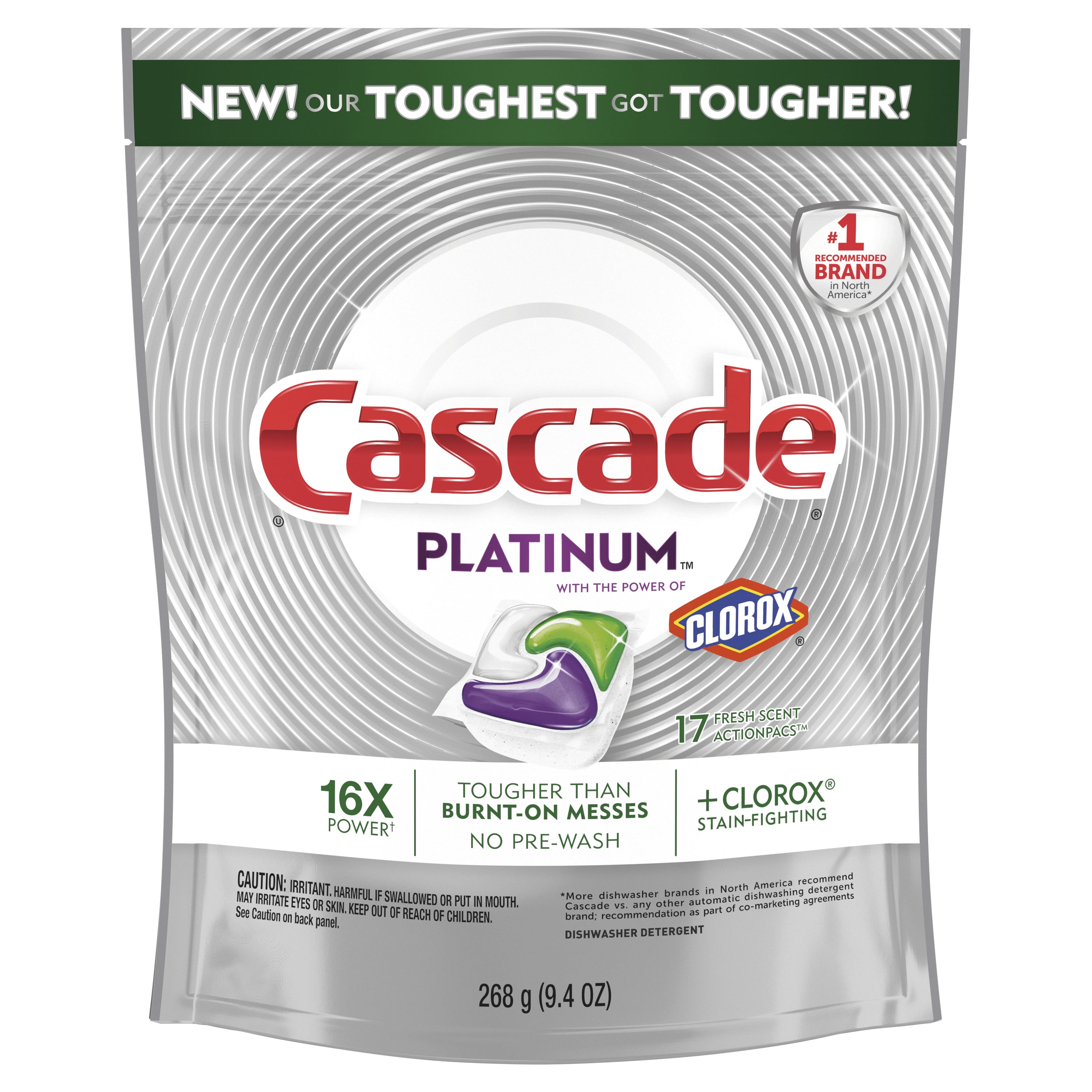 Cascade Platinum ActionPacs Dishwasher Detergent with the