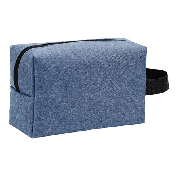 Neceser de viaje para hombre y mujer, impermeable, con asa, plegable, organizador para artículos de aseo, cosméticos y artículos de baño. Accesorio de viaje para el hogar, el gimnasio o el hotel.
