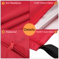 thumbnail image 4 of Unique Bargains Sacs Humides et Secs 20 x 15,7 Pouces avec Poignée Poches Zippées Sac à Linge Réutilisable Imperméable, Rouge, 4 of 6