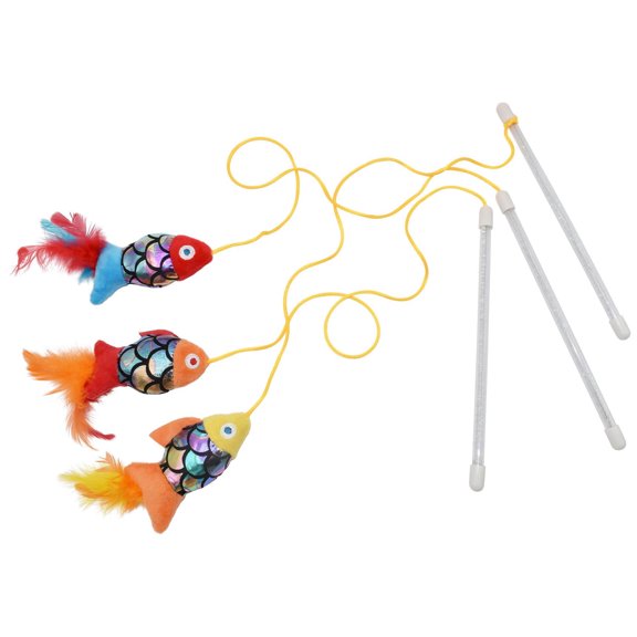 Multipet Goldfish Wand Cat Toy