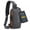 Gray, variant on Anti-Theft Sling Bag with RFID Blocking Password Lock Crossbody Bags for Women Travel Purse Medium Shoulder
