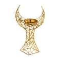 thumbnail image 1 of Quemador de incienso de hierro, estatua de torre lunar, decorativo, regalo de inauguración de la casa, incensario de incienso portátil para sala de Oro, 1 of 8