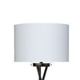 thumbnail image 2 of Benjara Floor Lamp with Tubular Metal Tripod Base, Black and White, 2 of 5