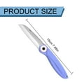 thumbnail image 3 of XKHAZA Portable Paring Knife - Sharp Blade, Small Folding Cutter/Peeler 2 in 1, Mini Portable Fruit Knife for Travel, Camping, 3 of 9
