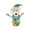 Round bottle Little bear, variant on Christmas Candy Treat Jar Santa for Doll Chocolate Container