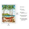 thumbnail image 2 of A Peaceful Voyage - Hawaiian Canoe (Wa‘a) - Diamond Head Crater - From an Original Hawaii Watercolor Painting by Peggy Chun - Master Art Print (Unframed) 9in x 12in, 2 of 4
