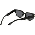 thumbnail image 5 of Cat Eye Sunglasses Women Vintage Black Cateye Sunglasses Female Small Frame Transparent Color, 5 of 8