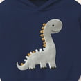 thumbnail image 5 of Ccpelsie Toddler Baby Boys Hooded Sweatshirt Fleece Pullover Long Sleeve Casual Hoodies Fall Winter Clothes for Kids(Navy,3-4 Years), 5 of 7