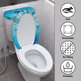 thumbnail image 4 of HELLHERO Sea ​​Turtle Toilet Top Cover Set Stretch Toilet Covers Set & 2 Piece Set for Modern Bathrooms Easy Care Elastic Edge, 4 of 8
