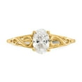 thumbnail image 5 of 14K Yellow Gold Ring Band Fashion Spinel () White Madi K Synthetic, Size 7, 5 of 5