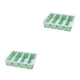 thumbnail image 1 of Naiovety Molde de silicona de 4 rejillas Cubos de hielo Molde de pastel antiadherente Verde 2Conjunto, 1 of 6