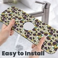 thumbnail image 6 of Pofeuu Happy Skeleton Print Splash Guard for Sink Faucet Sink Gadgets-Splash Guard Behind Faucet Drip Catcher for Kitchen, Bathroom,Sink Mat, 6 of 7