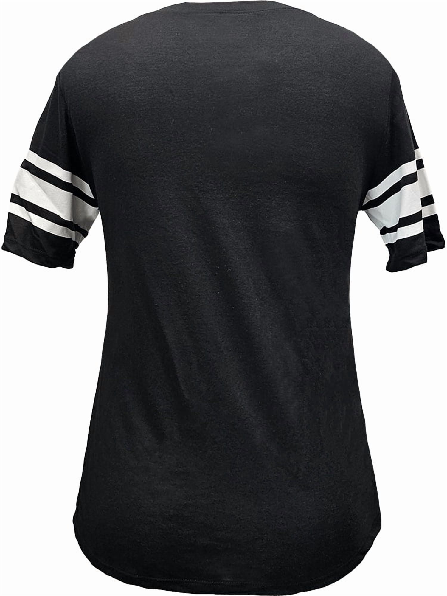 Disney Mickey and Minnie Junior Football Tee, S-3XL (Women's)