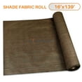 thumbnail image 5 of TANG Sunshades Depot 16' x 140' Shade Cloth 180 GSM HDPE Brown Fabric Roll Up to 95% Blockage UV Resistant Mesh Net, 5 of 5