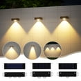 thumbnail image 1 of Xihbxyly Lámpara Solar de Pared para Exterior, Tecnología de Carga Solar, Brillo Duradero, Diseño Resistente a La Intemperie, Decoración para Jardín, Patio y Balcón, Fácil Instalación, Juego de 4 Uni, 1 of 7