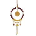 thumbnail image 2 of Car Rearview Mirror Pendant, Antique Car Hanging Ornament with Meaningful Symbol and Fine Weaving Design, Decorative Car Charm for Interior Aesthetic and Safe Driving, 2 of 6