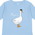 thumbnail image 4 of Inktastic French Goose says Honque Boys or Girls Long Sleeve Toddler T-Shirt, 4 of 5