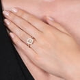 thumbnail image 3 of 14K Yellow Gold 1-2/3 cttw. Certified Diamonds Cushion-cut Halo Engagement Ring by Hollywood Hills Jewelers, 3 of 6
