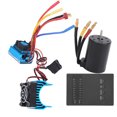 thumbnail image 4 of 3650 Motor 2300KV+ 80A Tarjeta de programa ESC sin escobillas Juego de disipador de calor para coche 1/10 RC, 4 of 10