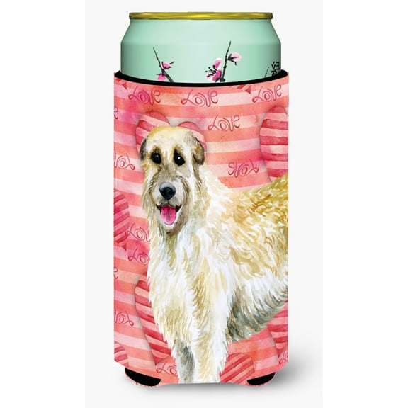 Carolines Treasures BB9757TBC Irish Wolfhound Love Tall Boy Beverage Insulator Hugger Tall Boy multicolor