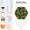 thumbnail image 6 of Honeii Happy St. Patrick's Day Print Leather Coaster Set of 4, Ideal for Safeguarding Your Furniture from Drinks Spills and Effortless cleanup-Hexagon, 6 of 6