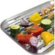 thumbnail image 4 of Bandeja para parrilla, Sartén para parrilla, Acero inoxidable, Aprox. 35x25,5 cm Namotu MZQ-0681-1, 4 of 7