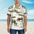 thumbnail image 2 of Xecao Cows Grazing On The Meadow 1 Print Hawaiian shirt - A Stylish Short-Sleeve Button-Down for Men, Perfect for Casual Beach and Tropical Outings.,Large, 2 of 7
