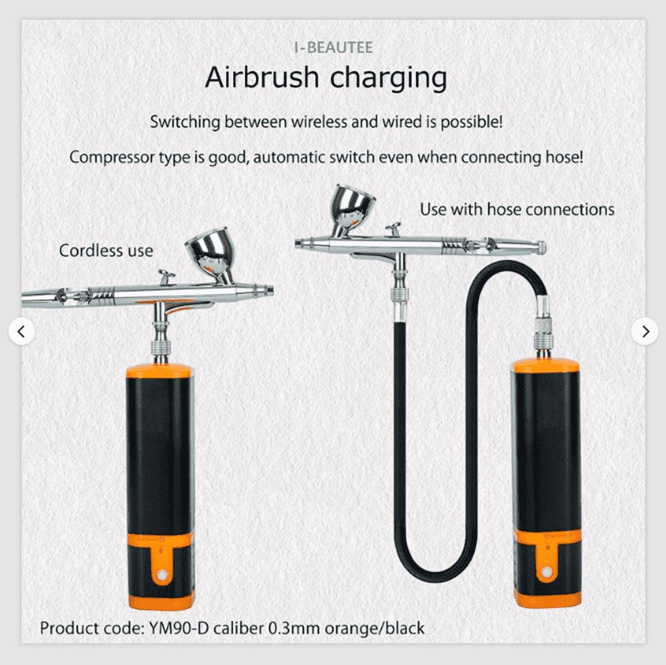 Multi-Purpose Portable Dual-Action Airbrush with Replaceable Battery - Cordless Compressor Kit for Art Painting, Cake Topping
