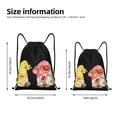 thumbnail image 2 of Bingfone Hello Summer Gnome Drawstrings Backpacks Bags for Men Women Gym Drawstrings Bag-Medium, 2 of 6
