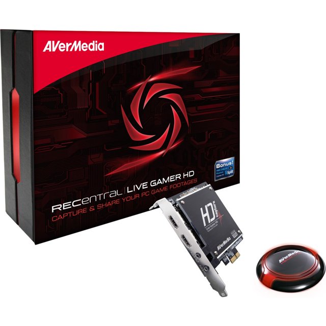Brand New - AVerMedia Recentral Live Gamer HD & Hot Button 1080p Capture Card