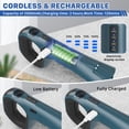 thumbnail image 6 of Tapvos Rechargeable Electric Grill Brush 450 Rpm Powerful Cleaner Ipx5 Waterproof ABS Material with Led Light Blue, 6 of 7