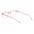 thumbnail image 3 of Lightweight Progressive Clear Bifocal Reading glasses - No Line or Bubble - Zero Power on Top Reader Translucent Slim Unisex CR04 +1.25, 3 of 4